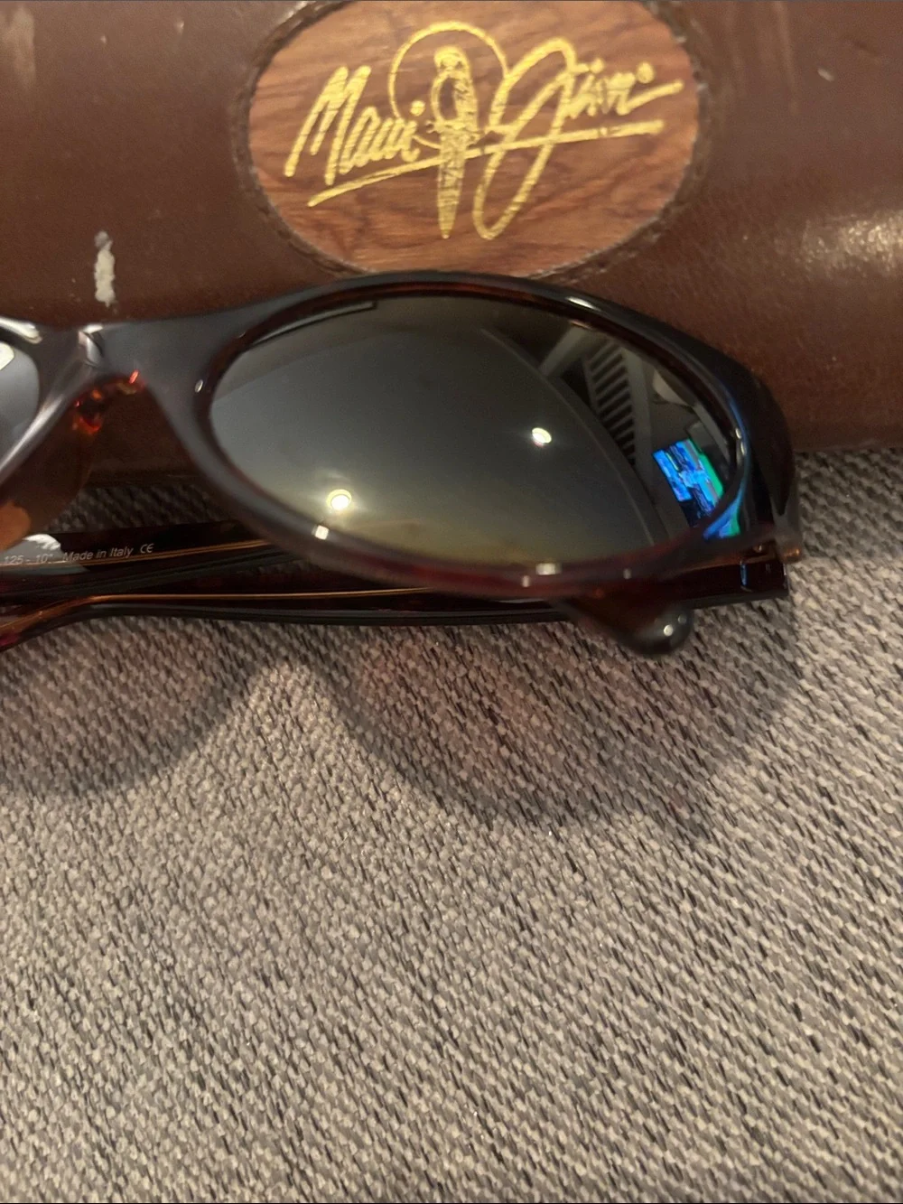 Vintage & Retired Maui Jim Malia Tortoiseshell Sunglasses with Brown Lenses